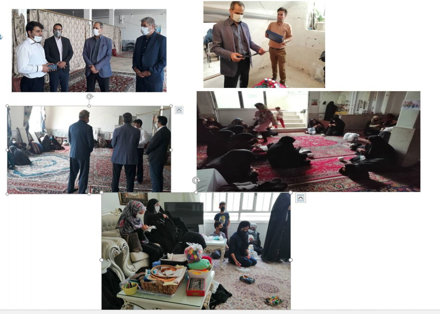بازدید از کارگاه های اموزشی متقاضیان طرح ملی توسعه مشاغل خانگی در شهرستان نیشابور و حومه