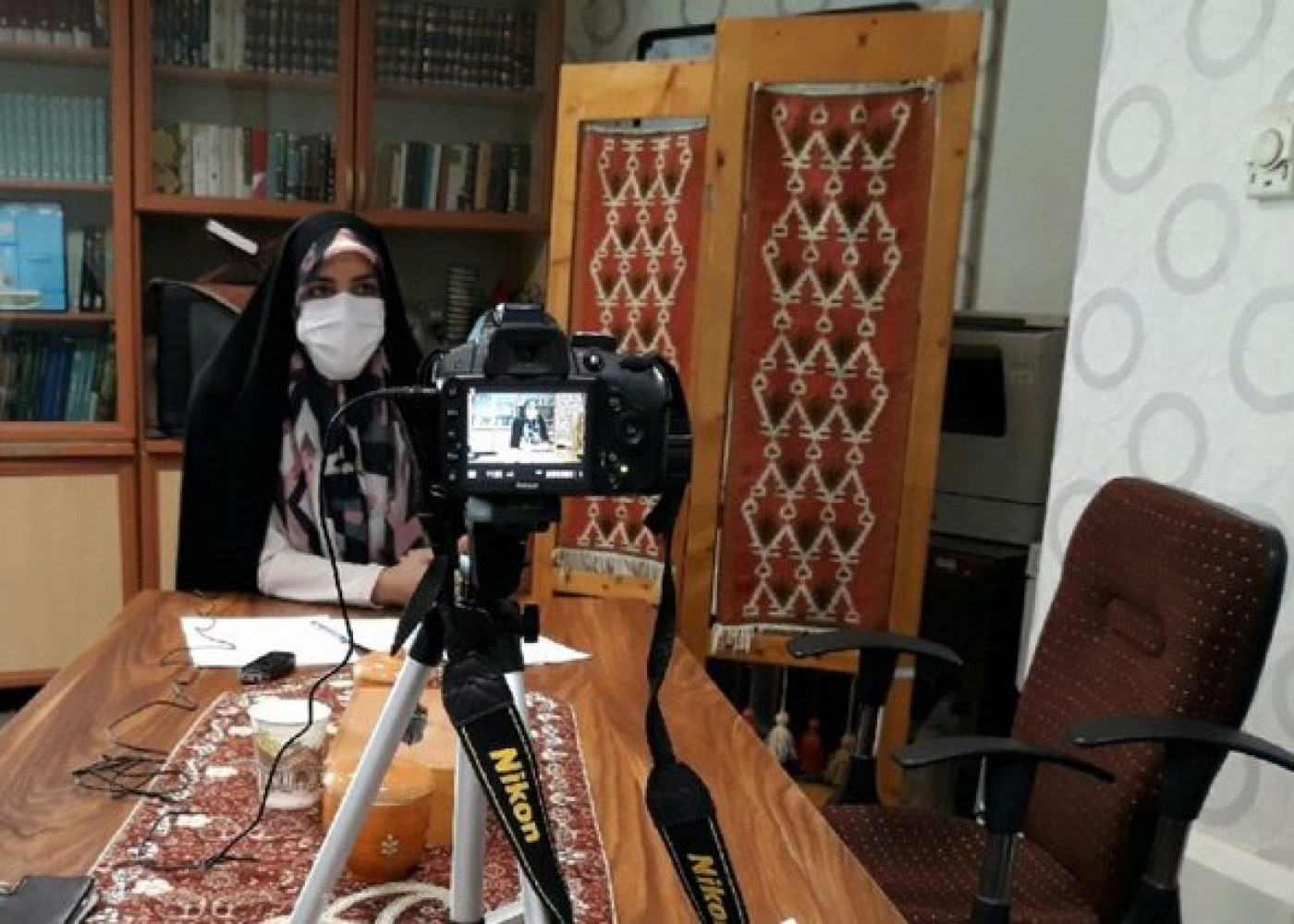مصاحبه تصویری با مدیرکل امور بانوان و خانواده استانداری قزوین