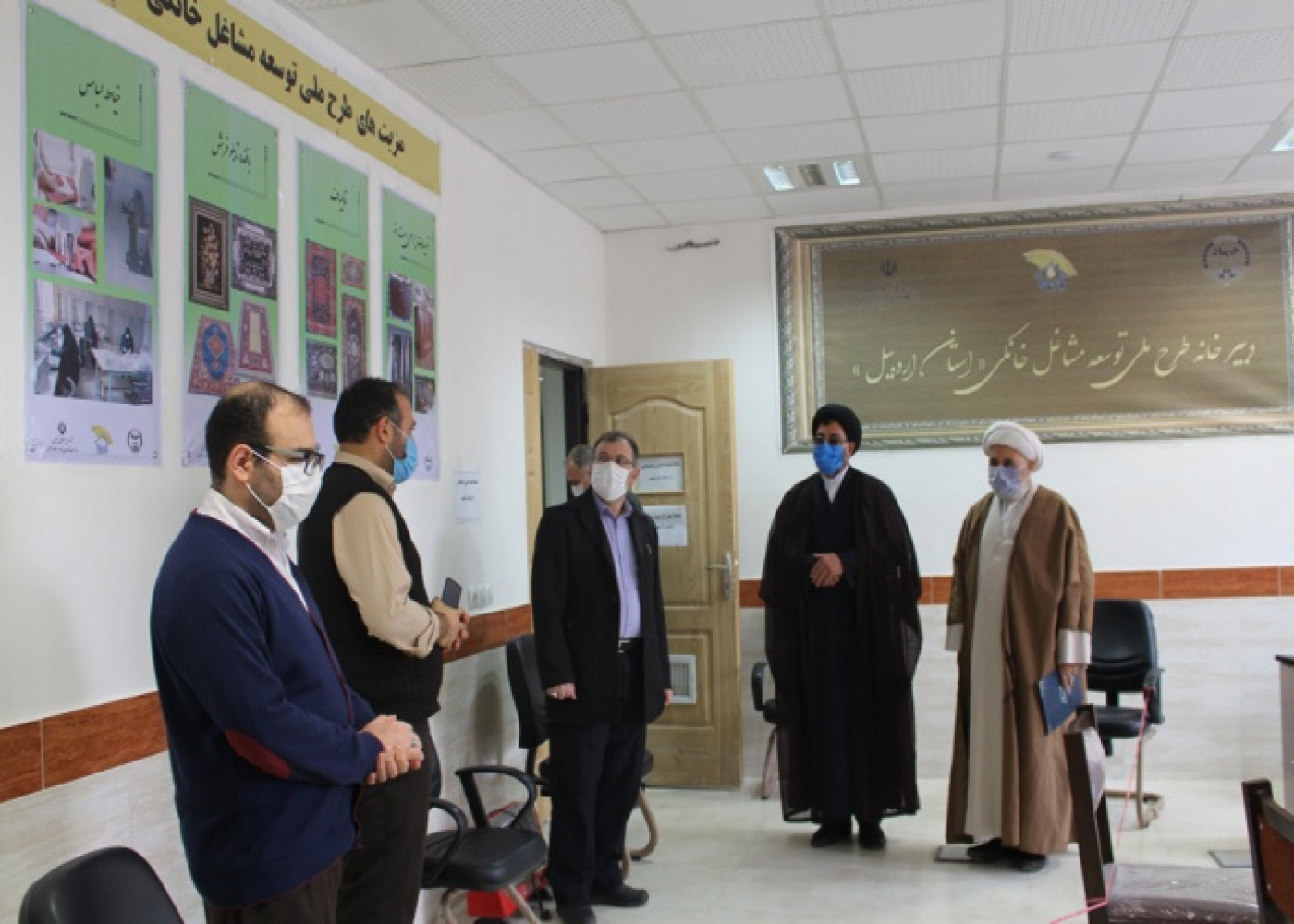 بازدید امام جمعه سرعین از دبیرخانه طرح ملی مشاغل خانگی استان اردبیل