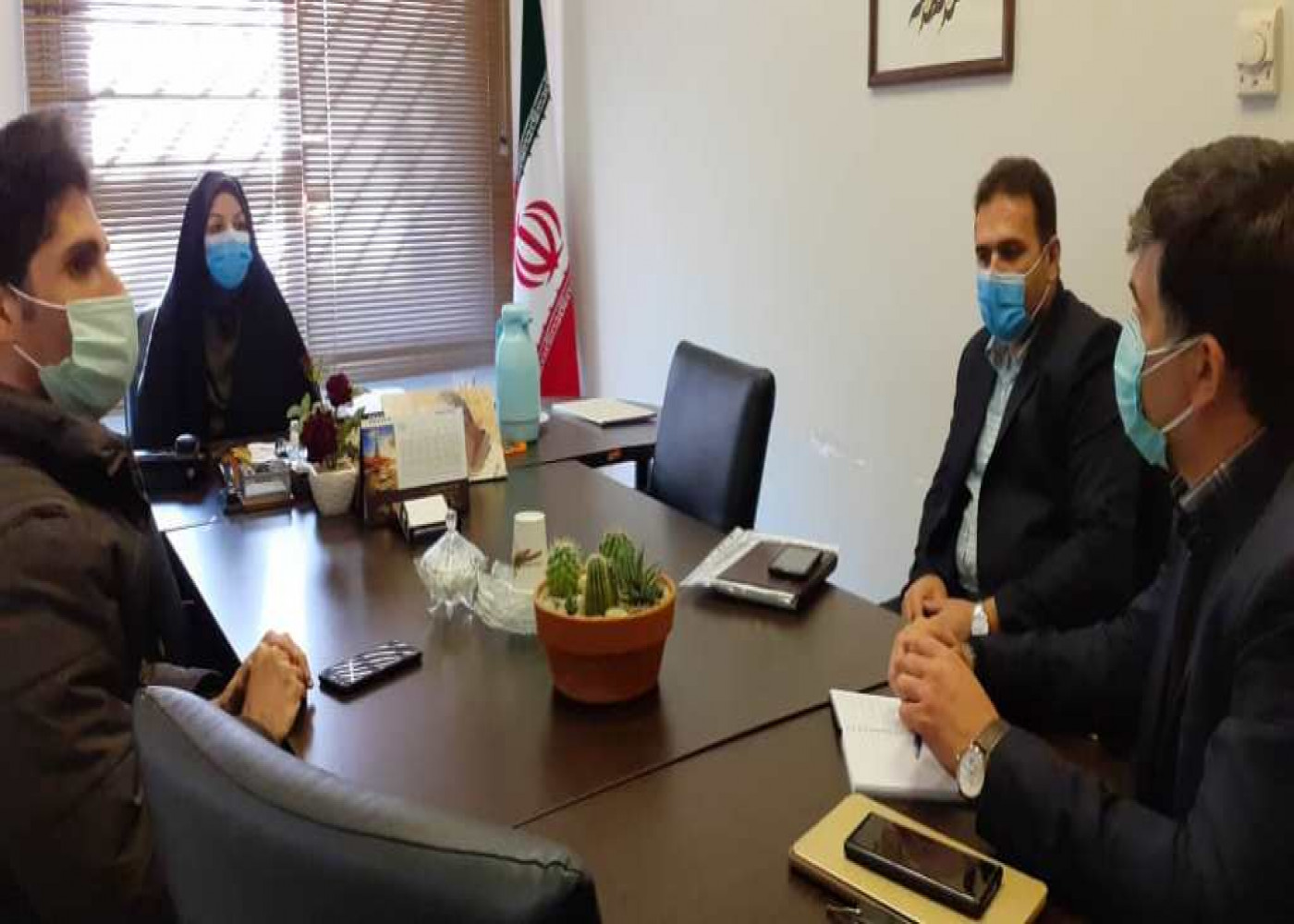 جلسه مشترک مدیر اجرایی طرح ملی مشاغل خانگی با مدیرکل امور بانوان استان گلستان