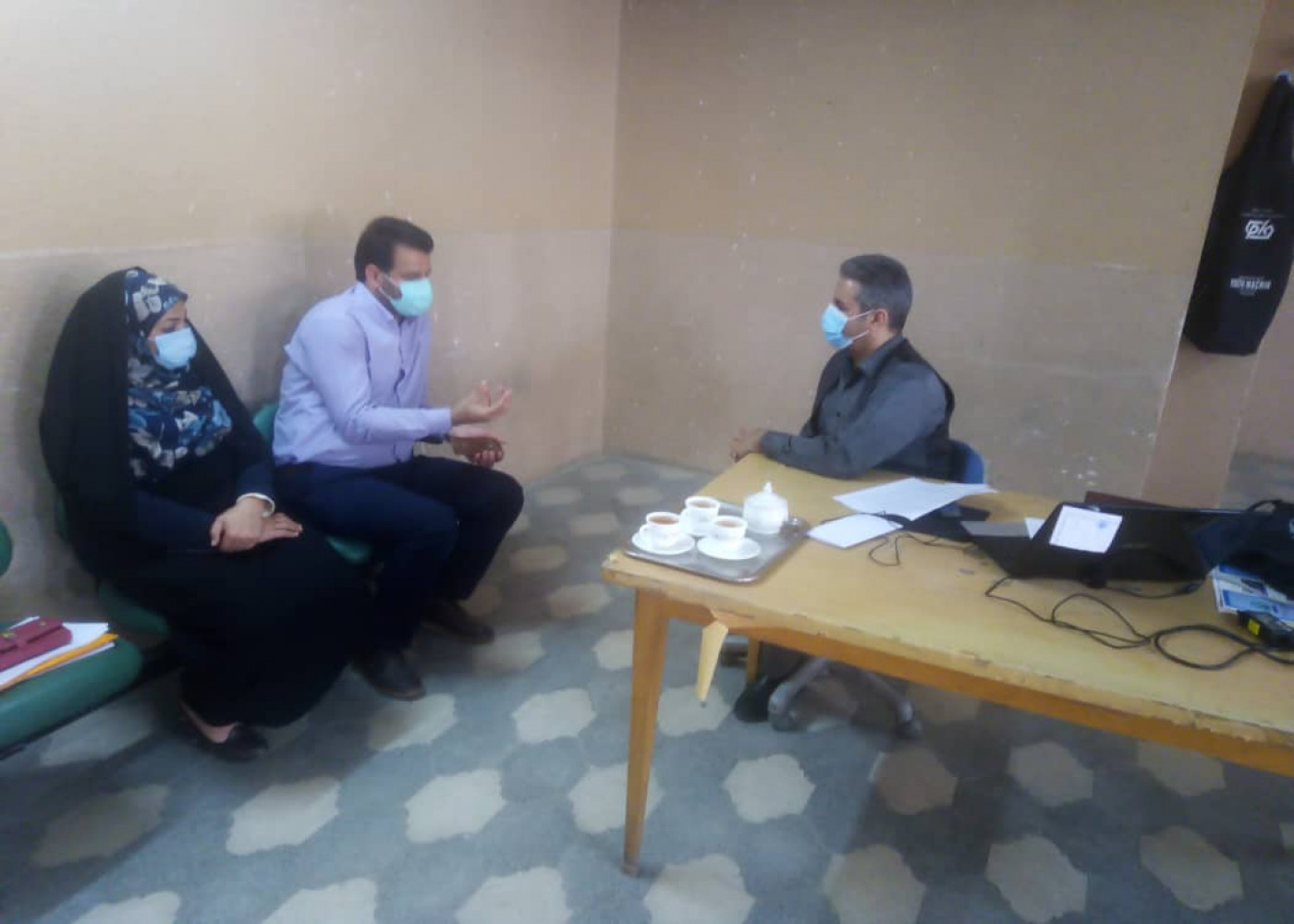 برگزاری جلسه مدیر اجرایی طرح ملی توسعه مشاغل خانگی با پیشران فرش دستباف در جهاددانشگاهی فارس