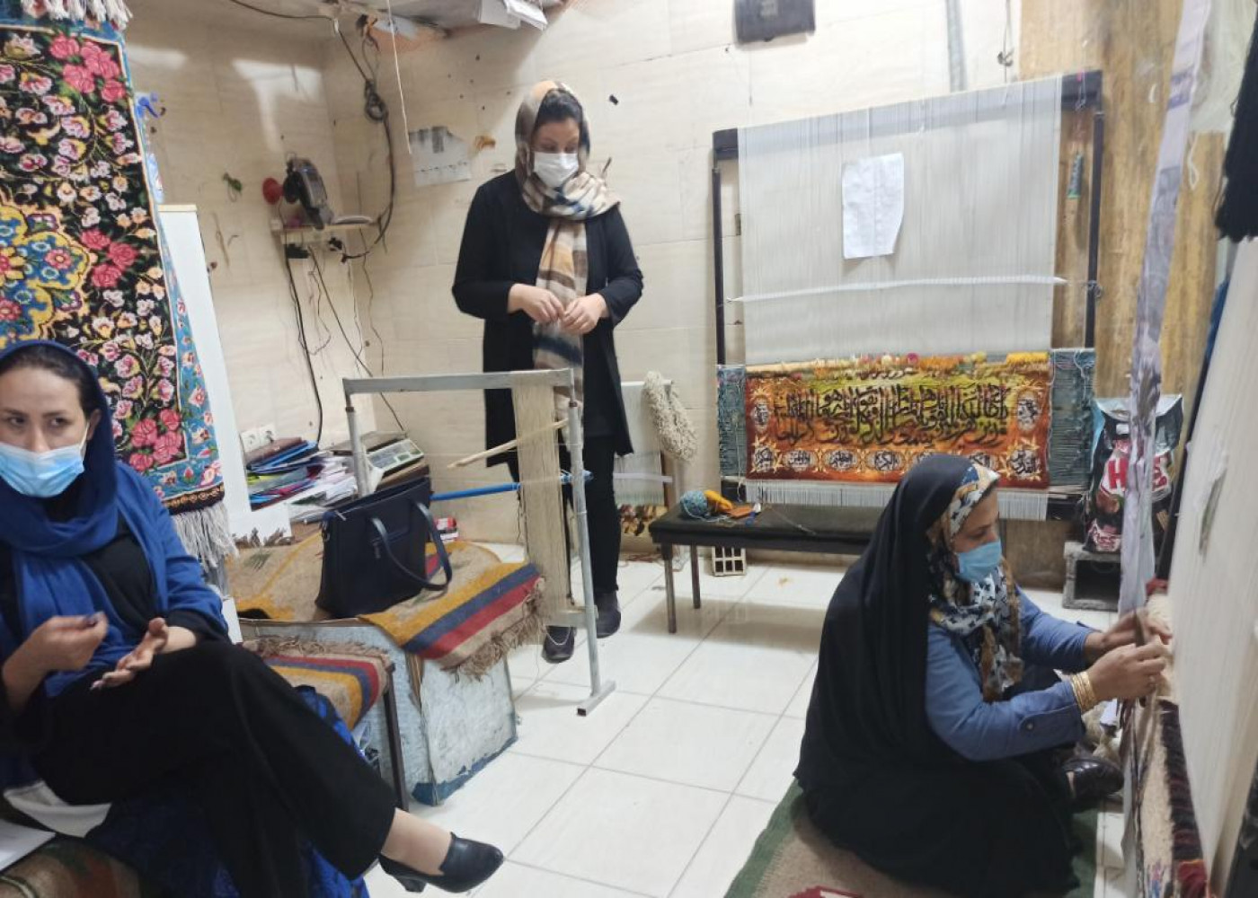 برگزاری دوره آموزشی گلیم و گبه بافی در شهرستان‌های بوشهر و دشتستان
