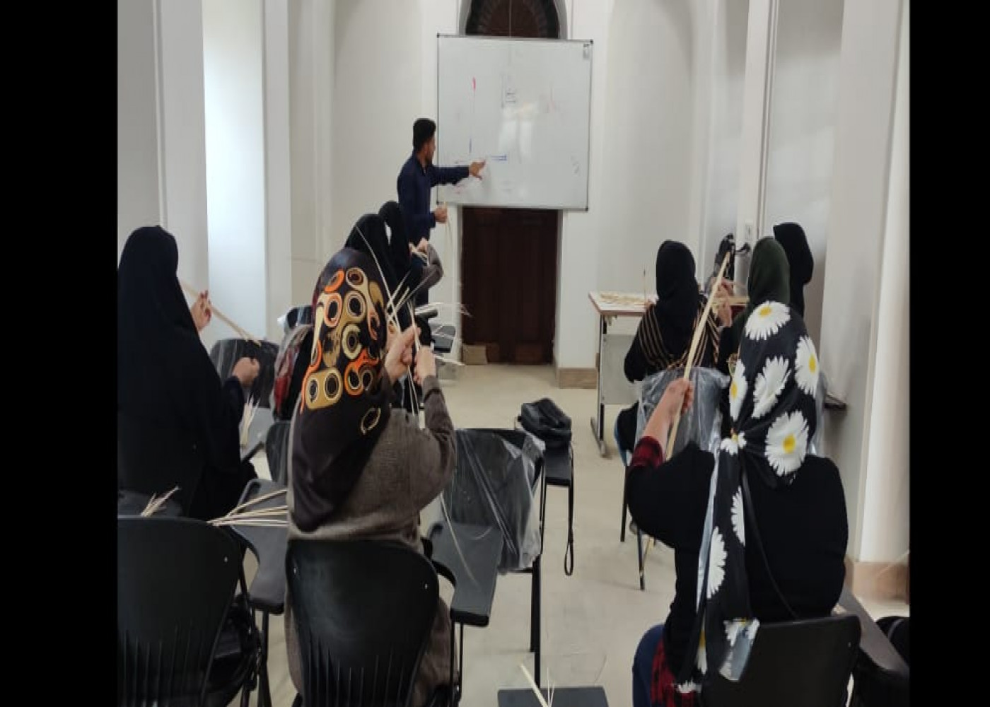برگزاری کارگاه حصیربافی در بوشهر