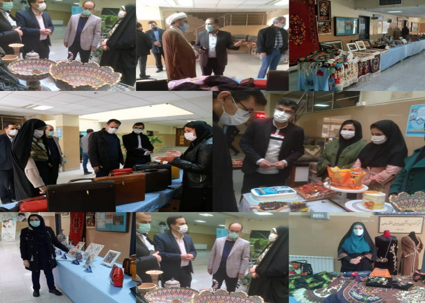 گزارش تصویری/ برگزاری نمایشگاه دستاورد های طرح ملی توسعه مشاغل خانگی در همدان