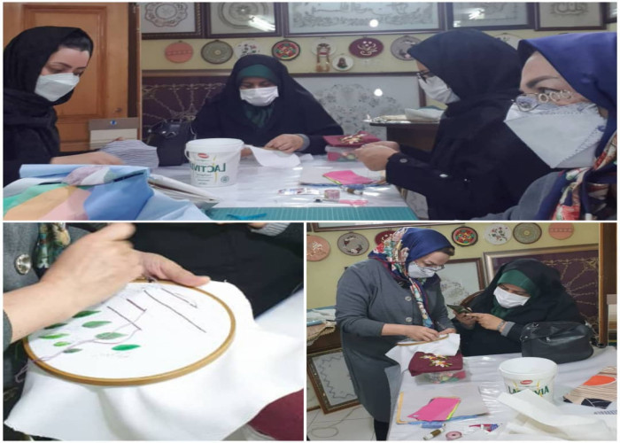 برگزاری کارگاه آموزش چهل تکه دوزی در اصفهان