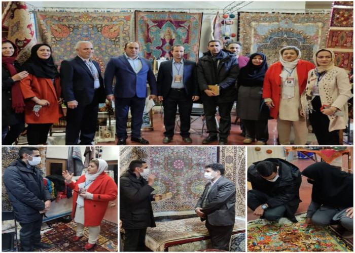 حضور پیشرانان همکار با طرح ملی توسعه مشاغل خانگی در نمایشگاه فرش دستباف اصفهان