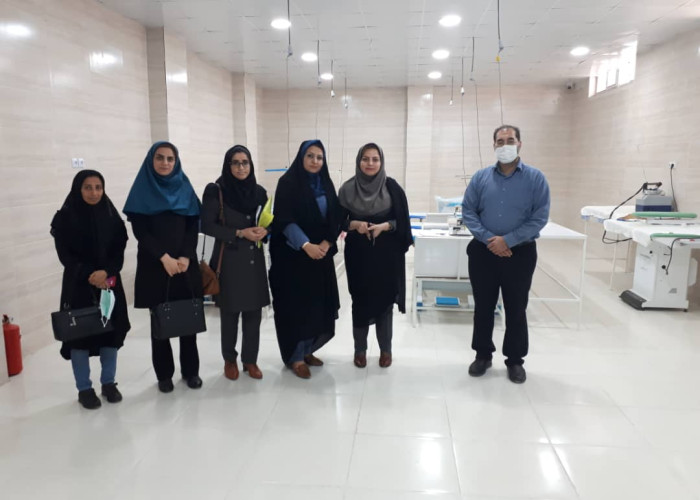 بازدید تیم اجرایی طرح ملی مشاغل خانگی خوزستان از تولیدی پوشاک بیتاتن اهواز