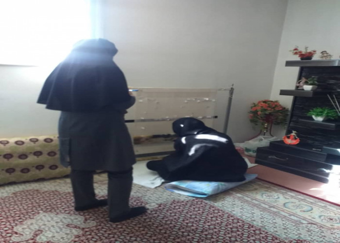 بازدید از کارگاه قالی بافی متقاضی مستقل طرح ملی توسعه مشاغل خانگی خرم آباد