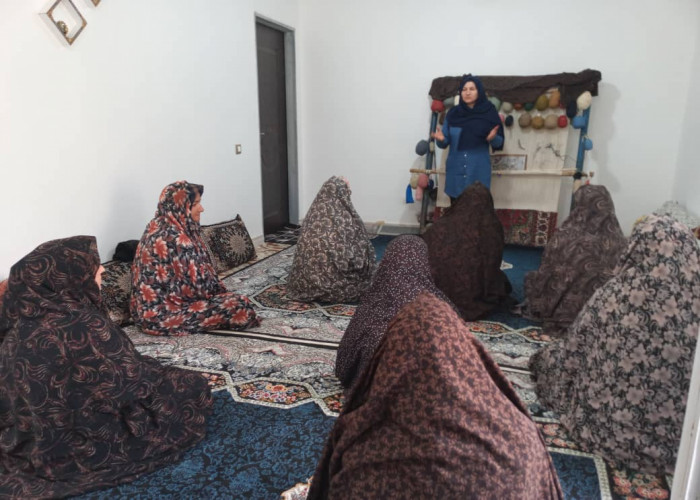 برگزاري كارگاه آموزشي به بافي در شهرستان خنداب استان مرکزی