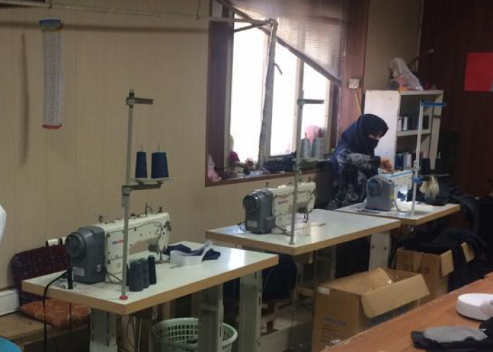 بازدید از کارگاه پیشران پوشاک مردانه طرح ملی توسعه مشاغل خانگی استان قزوین