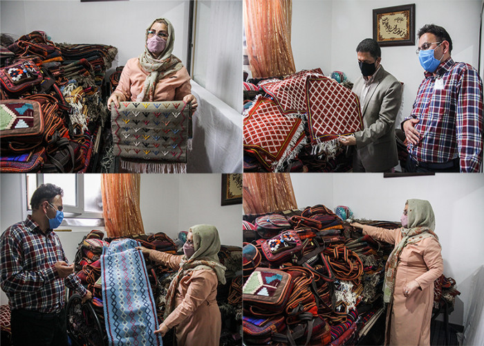 بازدید از کارگاه تولیدی پیشران طرح ملی مشاغل خانگی در استان سمنان