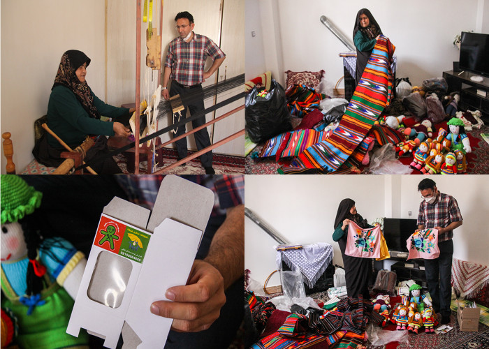 بازدید از کارگاه متقاضیان طرح مشاغل خانگی در استان سمنان