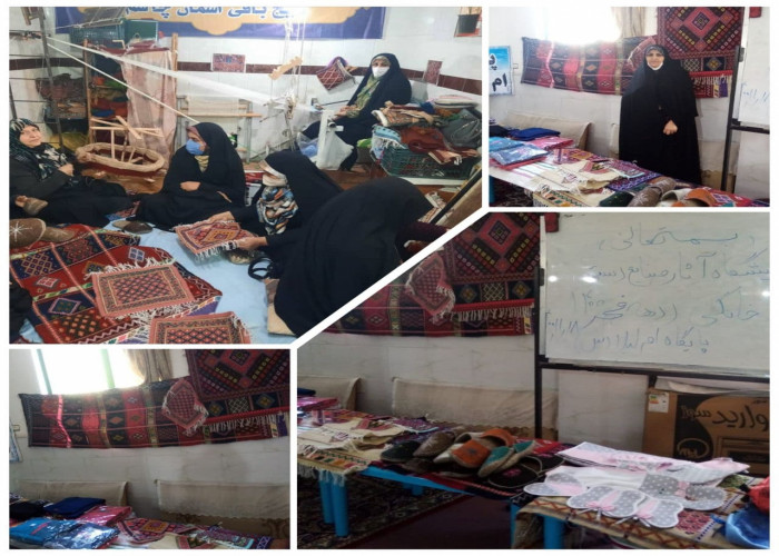 نمایشگاه دستبافته های سنتی متقاضیان طرح ملی توسعه مشاغل خانگی در استان سمنان برگزار شد