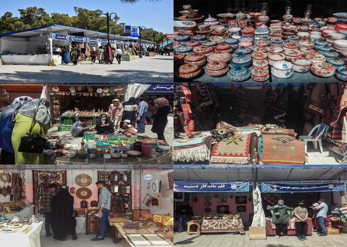 نمایشگاه نوروزی صنایع دستی و تولیدات مشاغل خانگی در سمنان