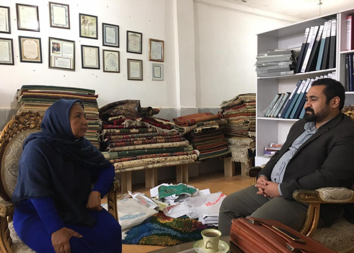 جلسه هماهنگی مدیراجرایی طرح ملی توسعه مشاغل خانگی استان گلستان  با پیشران و صادرکننده فرش دستبافت