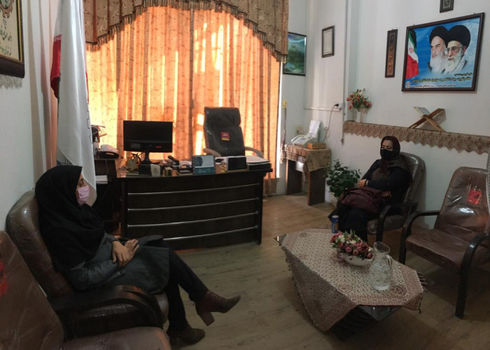 دیدار با کارآفرین و هنرمند ، سرکارخانم فاطمه عمادی در دفتر جهاددانشگاهی شهرستان مرودشت استان فارس