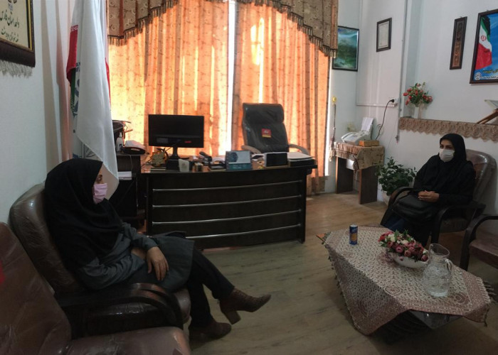 دیدار با کارآفرین و هنرمند ، سرکارخانم معصومه یوسفی در دفتر جهاددانشگاهی شهرستان مرودشت استان فارس