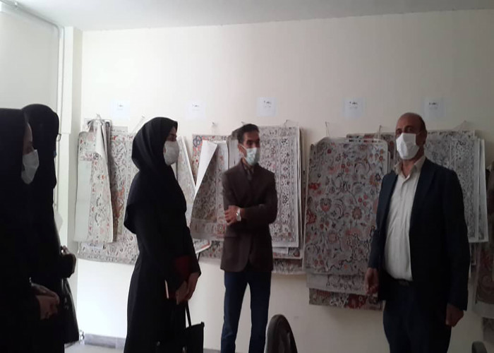 تیم اجرایی طرح ملی توسعه مشاغل خانگی از مرکز طراحی فرش استان زنجان بازدید کرد.