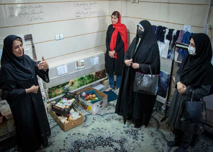 بازدید رئیس دبیرخانه ستاد ساماندهی و حمایت از مشاغل خانگی از طرح‌های جهاد دانشگاهی قزوین
