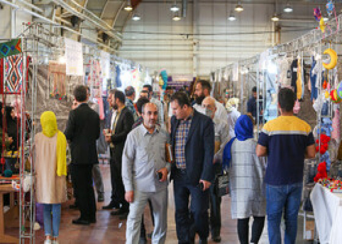 بازدید جناب آقای فائزی مدیر کل فرهنگ و ارشاد اسلامی قزوین از نمایشگاه تخصصی مشاغل خانگی استان